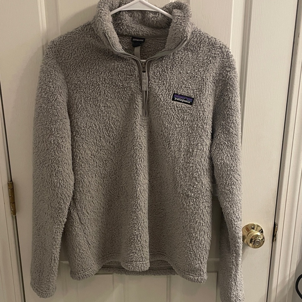 Patagonia Los Gatos 1/4 Zip Light Gray Fleece